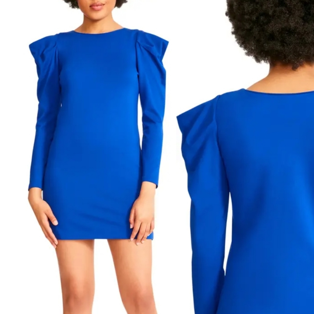 BB Dakota Steve Madden Spill The Tea Long Sleeve Mini Dress